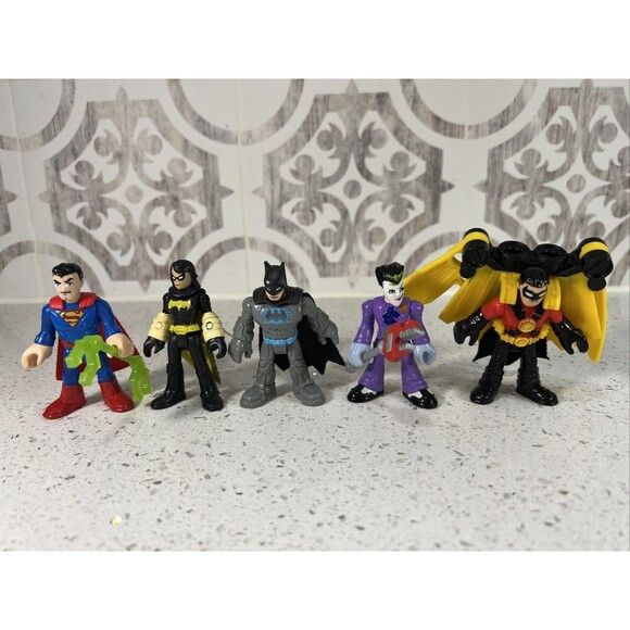 Imaginext DC Super Friends SUPERMAN Batwoman‎ Batman Joker figure - Picture 1 of 4